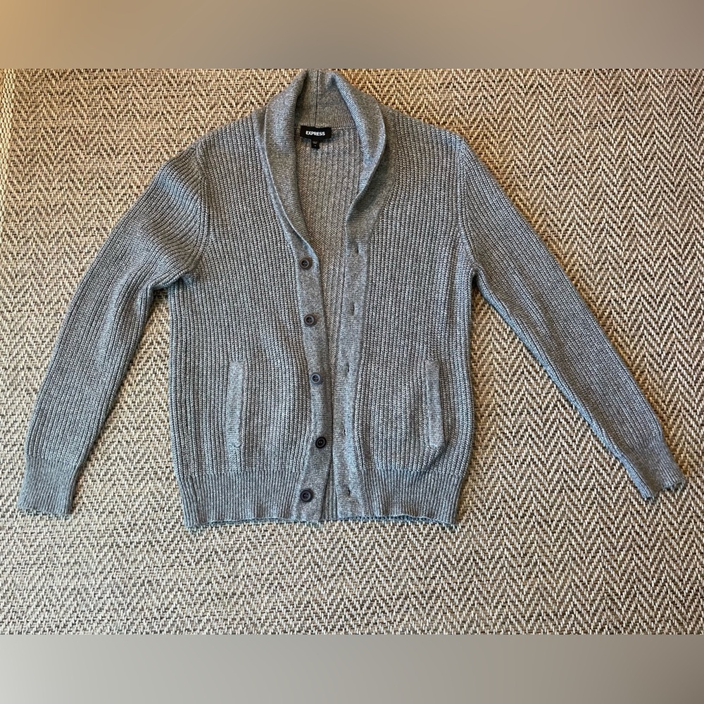 Express Women's Small chunky knit boyfriend cardigan